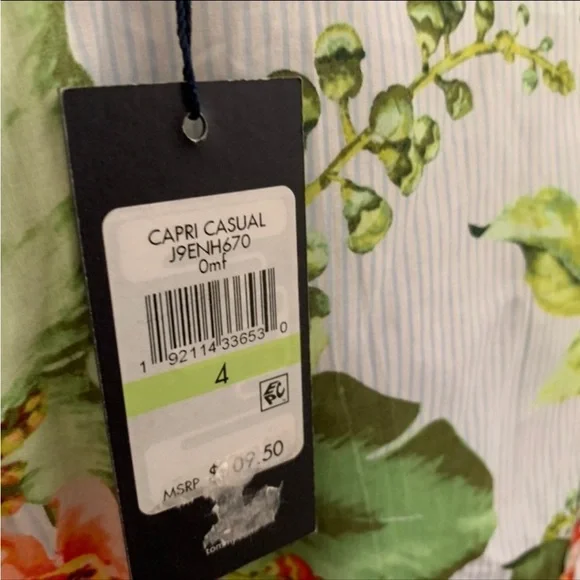 NEW! $109 TOMMY HILFIGER Floral Maxi Skirt Sz 4 BOHO Bohemian - Picture 9 of 11